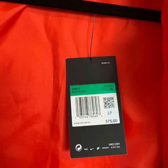 Nike Varsity Red and White Performance Jacket Youth Size XL NWT - Picture 12 of 12